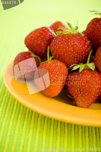 Image of Pile of strawberries