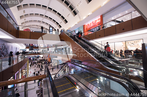 Image of modern shopping center