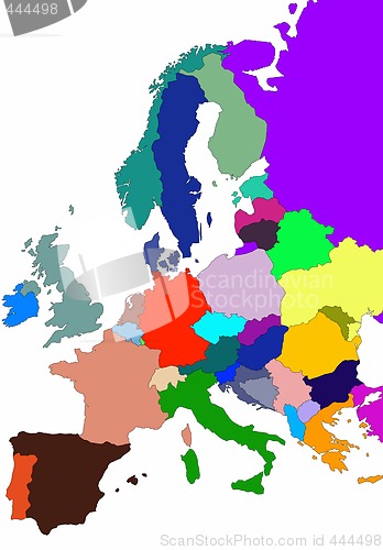 Image of Europe map