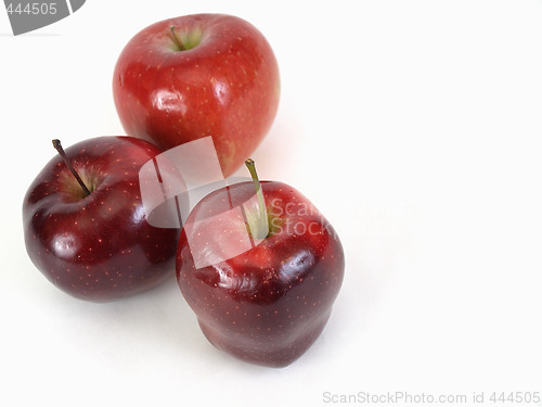 Image of Three Red Apples