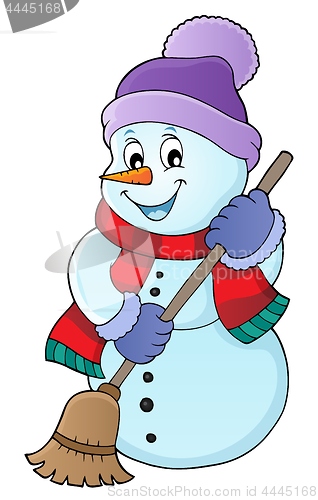 Image of Winter snowman subject image 5