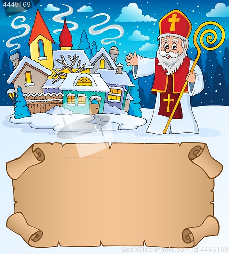 Image of Small parchment and Saint Nicholas 2