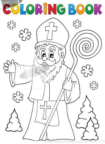 Image of Coloring book Saint Nicholas topic 1