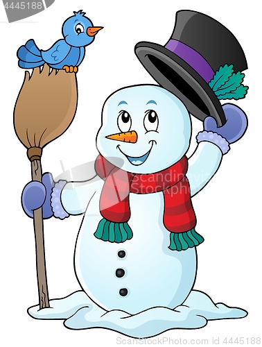Image of Winter snowman subject image 1