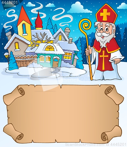 Image of Small parchment and Saint Nicholas 1