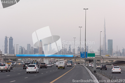Image of Dubai traffic jam