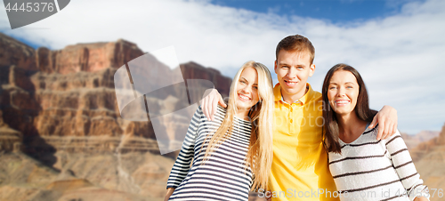 Image of group of happy friends