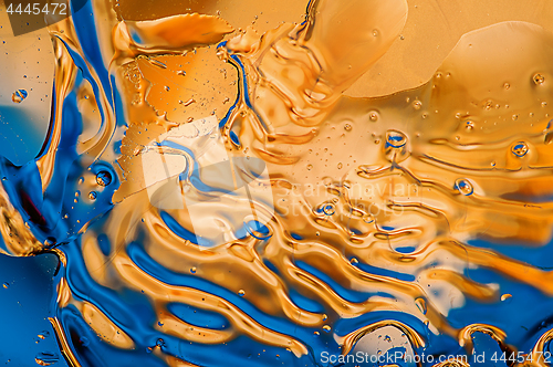 Image of Abstract yellow-blue background