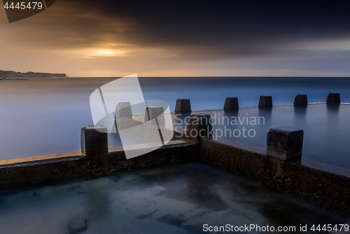 Image of Coogee Beach and Pool long exposure