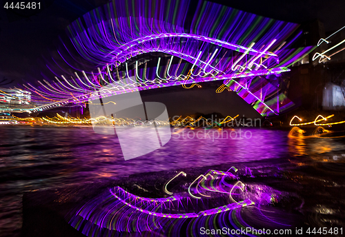 Image of Lashes - Sydney Harbour Bridge looking very Glamorous abstract image