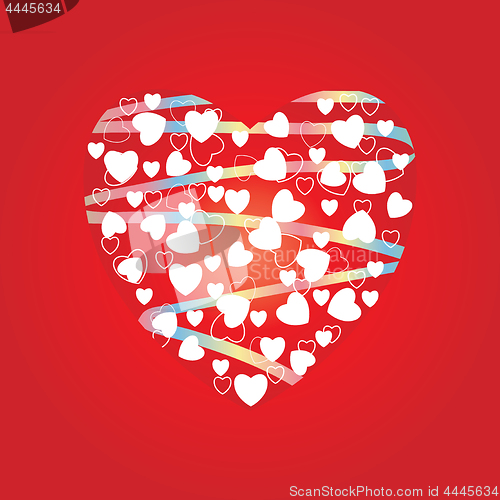 Image of Valentine background with heart