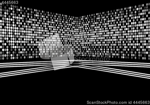 Image of  Vector Abstract background with strips and dots