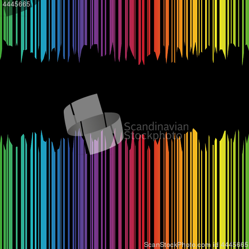 Image of Abstract bacground with grunge rainbow strips