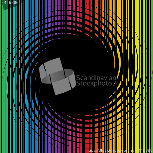Image of Abstract bacground with grunge rainbow strips