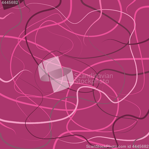 Image of Pink abstract background with curls
