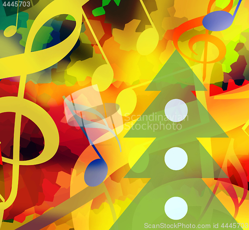 Image of Christmas party music background