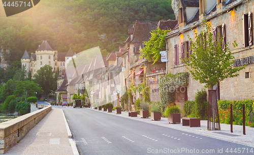 Image of La Roque-Gageac village in France