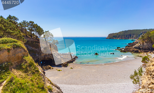 Image of Virgin island\'s creek in Brittany