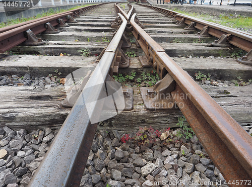 Image of Railway track detail