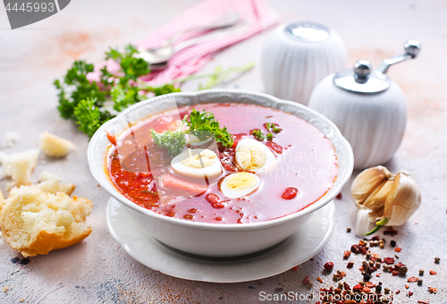 Image of Traditional Ukrainian borsch