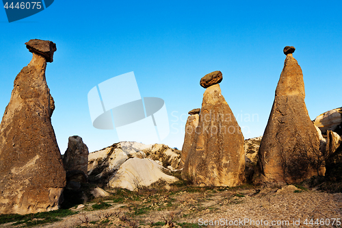 Image of Fairy houses stone cliffs