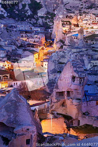 Image of Night Goreme city, Turkey