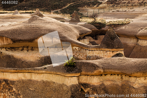 Image of Eroded stone cliffs