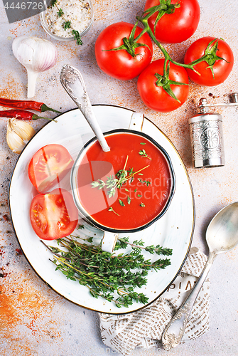 Image of tomato soup