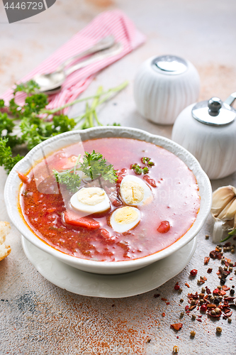 Image of Traditional Ukrainian borsch