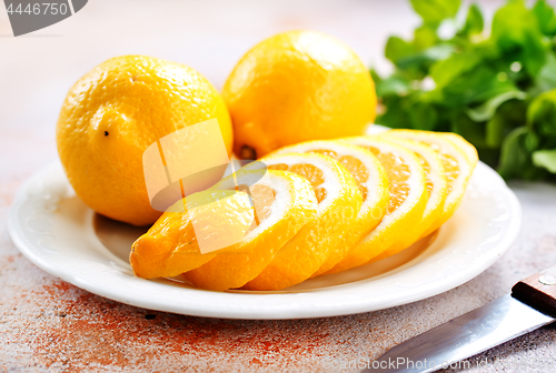 Image of Fresh lemons 