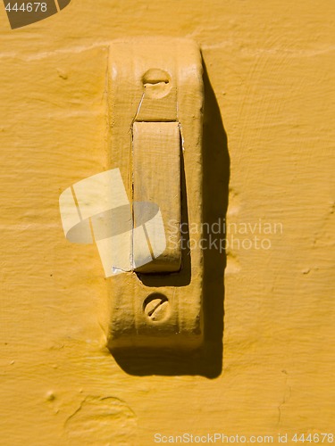 Image of Doorbell Painted Yellow