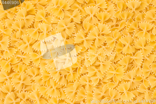 Image of Farfalle pasta background