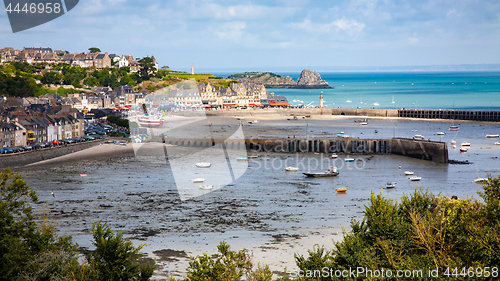 Image of Panoramic view of the coast of Cancale