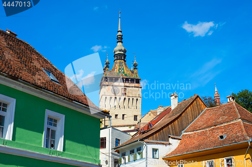 Image of Clock Tower. Sighisoara, Romania