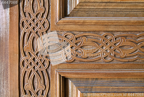 Image of Traditional wood carving, Uzbekistan