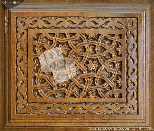 Image of Traditional wood carving, Uzbekistan