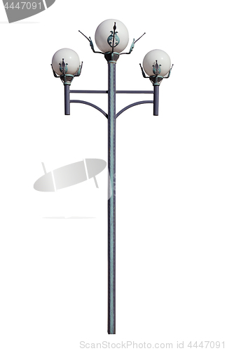 Image of Street lamppost, isolated