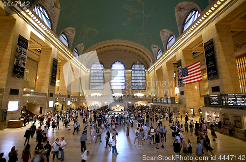 Image of New York, USA – August 23, 2018: Inside view of the main hall 