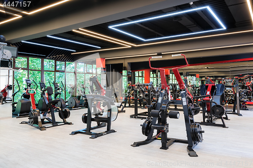 Image of Modern gym interior