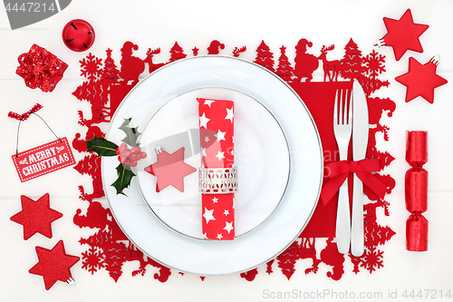 Image of Christmas Table Setting