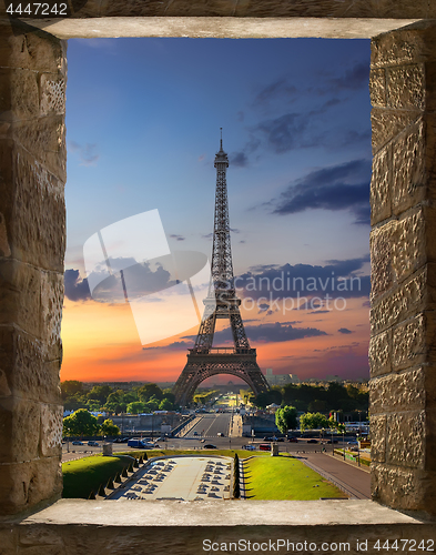 Image of Paris from window