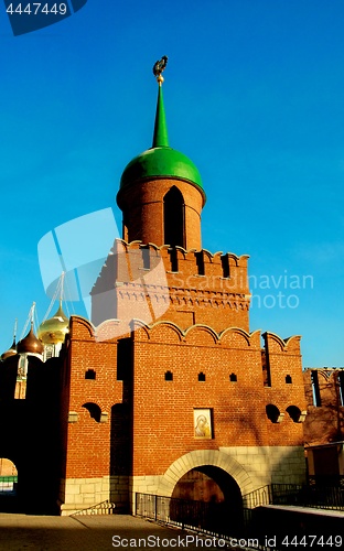 Image of Tower of Odoevsky Gate in Tula Kremlin