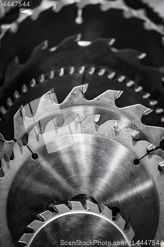 Image of Circular Saw blades close-up