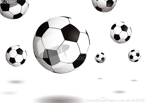 Image of football bounce shadow