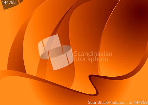 Image of negative orange glow