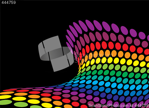 Image of rainbow splash