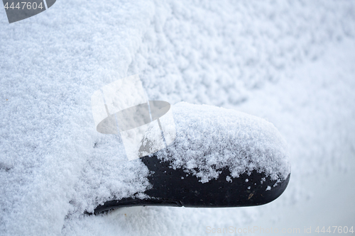 Image of Everything covered in snow even the cars