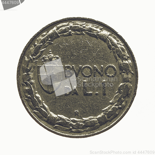 Image of Vintage Coin isolated