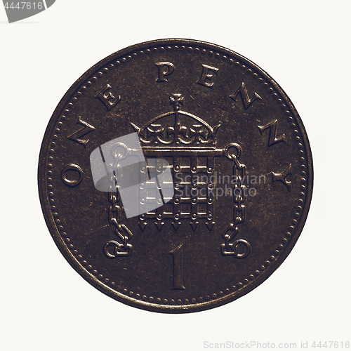 Image of Vintage One penny coin