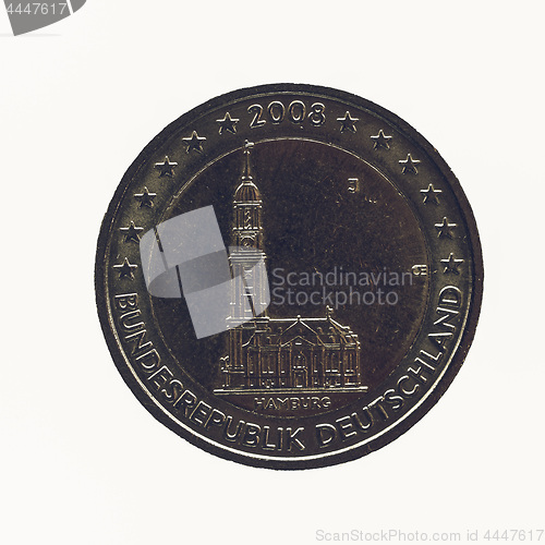 Image of Vintage German Euro coin